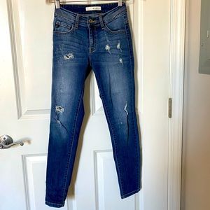 Distressed Kancan Denim Jeans